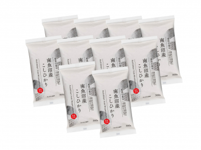 南魚沼産コシヒカリ300g×10袋