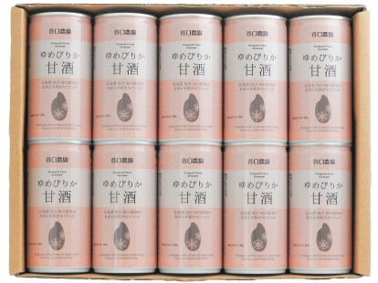 谷口農場のゆめぴりか甘酒 190g×10缶