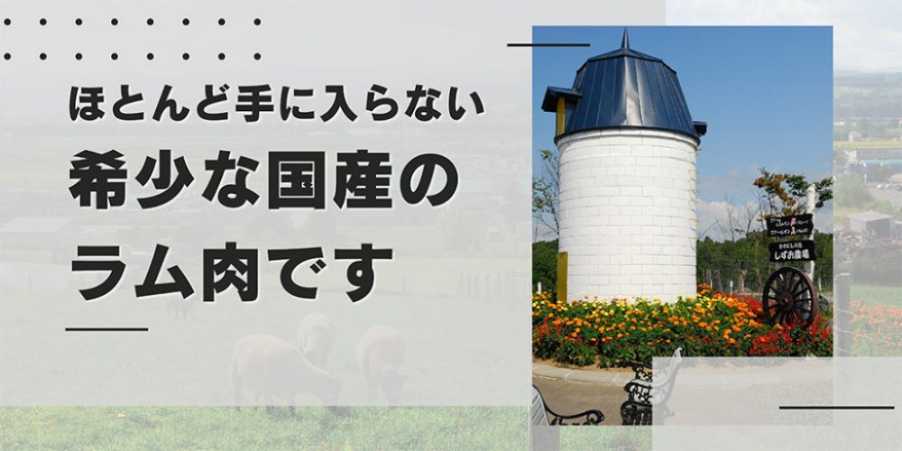 ほとんど手に入らない 希少な国産のラム肉です