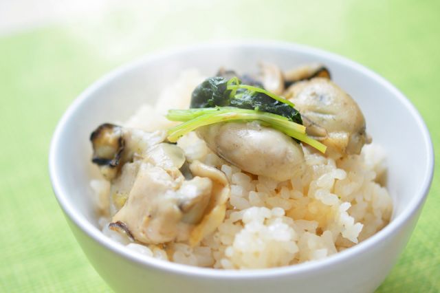 牡蠣めし－岡山の牡蠣と京都産のお米のやさしい味わい